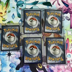2020-2021 Pokemon Hyper Rare (Rainbow) Trainer Lot (5) NM - Image 2