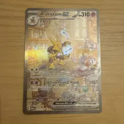 Alakazam ex 201/165 Scarlet & Violet 151 Special Illustration Rare Pokemon - NM - Image 1
