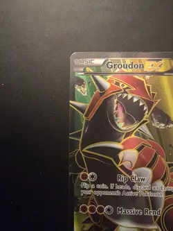 Pokemon Groudon EX Full Art Holo Ultra Rare TCG Card XY Primal Clash 150/160 LP - Image 5