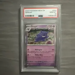 2023 Pokemon Mew EN-151 #094 Gengar PSA 10 - Image 1