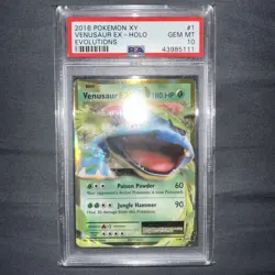 Venusaur EX 1/108 Pokemon XY Evolutions PSA 10 GEM MINT - Image 1
