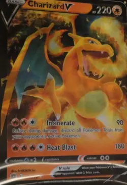 Pokemon Brilliant Stars Charizard V Arceus V 17x24 3D Lenticular PROMO POSTER - Image 2