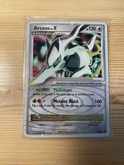 Pokemon Arceus LV.X DP56 Diamond & Pearl Promo Holo Level Up 120 HP Meteor Blast - Image 1