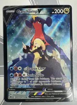 Pokemon TCG Garchomp V TG23/TG30 Swsh10: Astral Radiance Trainer Gallery Holo NM - Image 2
