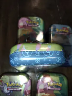 LOT OF 5 Pokemon TCG Kanto Friends Mini Tin Set (D22)- Factory Sealed! - Image 3
