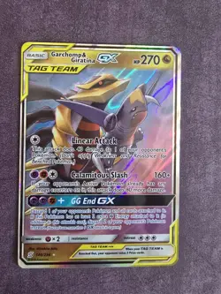 Pokemon TCG - Garchomp & Giratina GX 146/236 - Unified Minds - Holo Ultra Rare - Image 1