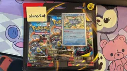 Pokemon TCG Mega Evolution Triple Blister Pack Golduck - Image 1