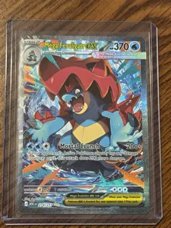 Mega Feraligatr ex 274/217 SIR English ME Ascended Heroes ASC Pokemon TCG CCG - Image 3