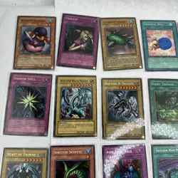 Yugioh! Vintage Lot 64 Cards Holos, Mystical Elf Blue Eyes Magician Red Read - Image 3