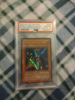 YUGIOH PSA 10 2003 Mystical Knight of Jackal PGD-069 Ultra Rare 1st Edition *278 - Image 1