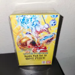 ONE PIECE OP-15 DOUBLE PACK SET 10 ADVENTURE ON KAMI’S ISLAND SEALED IN HAND - Image 2