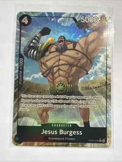 One Piece Jesus Burgess Foil Emperors in the New World OP09-086 Alternate Art - Image 1