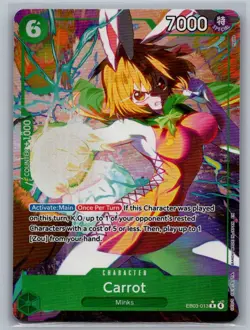 Carrot (Alternate Art) Extra Booster: One Piece Heroines Edition EB03-013 2026 N - Image 1