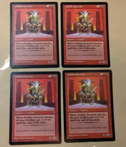 Mtg Portal 2 Goblin General / English 4-Piece Set - Image 1