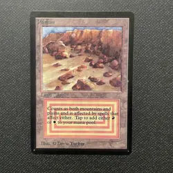 Mtg Plateau Beta Version Dual Land - Image 1