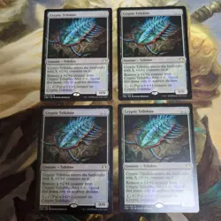 Mtg Mysterious Trilobites English Version 4-Cat Set Magic The Galling - Image 1