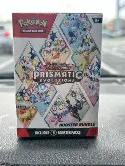 Pokemon TCG Scarlet & Violet Prismatic Evolutions Booster Bundle - NEW + SEALED - Image 1