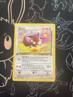 Pokemon Card Jungle 1st Edition Eevee 51/64 Non Holo - Image 1