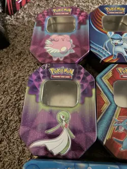 LOT OF 11 EMPTY POKEMON TCG TINS Great For Storage Or Decoration - Image 5