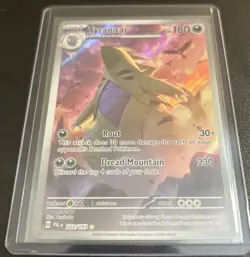 Pokemon Tyranitar Illustration Rare Holo Sv02 Paldea Evolved 222/193 180 HP 2023 - Image 1