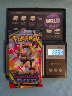 (HEAVY)🔥 22.64g Pokemon TCG Phantasmal Flames Booster Pack Factory Sealed✅ - Image 1