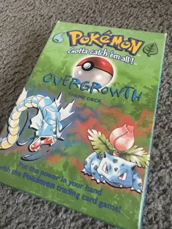 Vintage 1999/2000 Pokemon Overgrowth Theme Deck Not Complete - Image 1