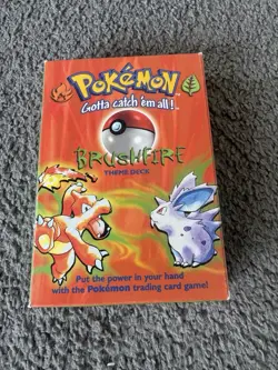 EMPTY Pokemon Brushfire Base Set Theme Deck Not Complete - Image 1