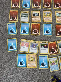 Vintage 1999 Pokemon Blackout Theme Deck Not Complete - Image 5