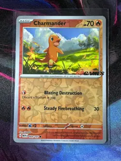 Charmander 004/165 Pokemon 151 Stamped EB Games Promo Pokemon TCG LP+ - Image 1