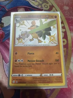 Galarian Sirfetch'd SV064/SV122 Rare Shiny Shining Fates Shiny Vault Pokemon NM - Image 1