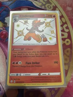 Cinderace SV017/SV122 Pokemon TCG Shining Fates: Shiny Vault NM - Image 1