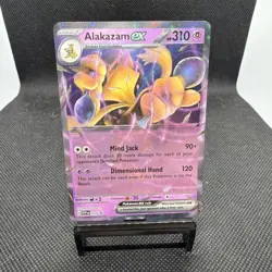 Pokemon 151 Abra 063 Kadabra 064/165 Alakazam ex SVP 050 Cosmos Holo Promos MINT - Image 2
