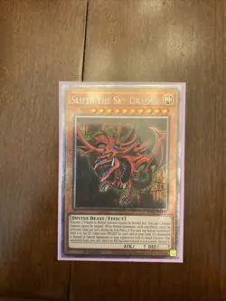 Yugioh Slifer the Sky Dragon Platinum Secret Rare RA04 - Image 1