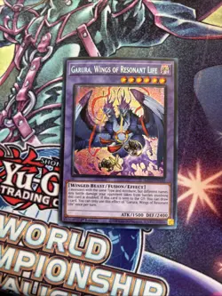 (EY) YUGIOH GARURA WINGS OF RESONANT LIFE MP23-EN148 PRISMATIC SECRET 1ST ED VLP - Image 1