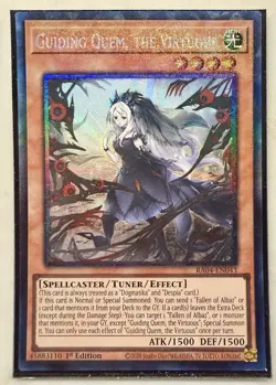 Yugioh! Guiding Quem, the Virtuous - RA04-EN043 - Collector's Rare - 1st Edition - Image 1