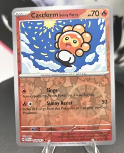 Castform Sunny Form 020/191 Sv08: Surging Sparks Reverse Holo - Pokemon - Image 1