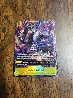Gecko Moria OP14-104 Alternate Art Azure Sea's Seven One Piece Card English - Image 1