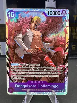 Donquixote Doflamingo OP14-069 SR The Azure Sea’s Seven One Piece Card Game - Image 1