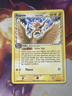 Fearow 18/100 Non-Holo Rare Ex Crystal Guardians Pokemon Card - Image 1