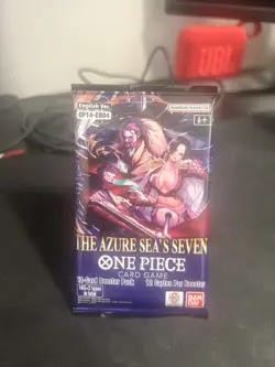 The Azure Sea's Seven Booster Pack One Piece Card Game OPTCG English OP14 EB04 - Image 1