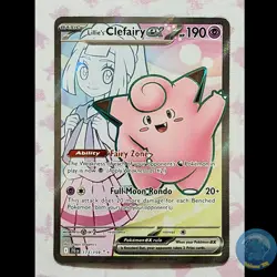 Lillie's Clefairy EX Holo Ultra Rare Card 173/159 Journey Together Pokemon TCG - Image 1