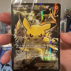 Pokemon Pikachu EX XY124 Black Star Promo 2016 Holo Card TCG - Image 3