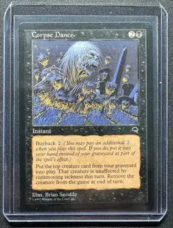 Rare Corpse Dances MTG Card NM Condition Tempest Near Mint Black - Image 1