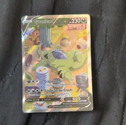 Tyranitar V Full Art Single Strike Ultra Rare 155/163 Battle Styles Pokemon Card - Image 1