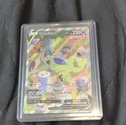 Tyranitar V Full Art Single Strike Ultra Rare 155/163 Battle Styles Pokemon Card - Image 3