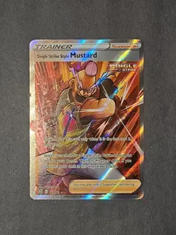 Single Strike Style Mustard 163/163 SWSH05: Battle Styles - Pokemon Card - NM - Image 1