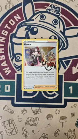 Marnie SWSH120 Sword & Shield Black Star Promo Holo Pokemon Card - Near Mint - Image 1