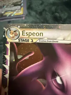 Pokemon TCG Undaunted Espeon Prime Holo Rare Card 81/90 CHECK PHOTOS - Image 3