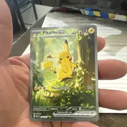 Pikachu EX 276/217 Thunderbolt 200 HP Basic Lightning Pokemon TCG Card - Image 1