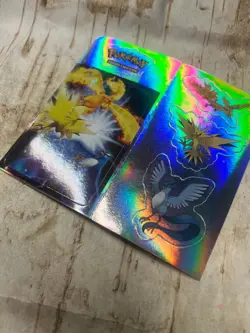 Vintage Pokemon 2004 Empty Trading Card Game Tin - Zapdos, Articuno, Moltress - Image 2